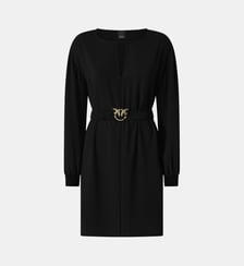 Robe courte en crêpe technique Pinko