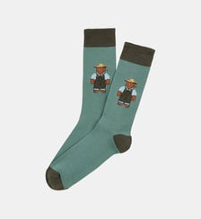 Chaussettes en coton - Pré à rêver Kaki Arthur
