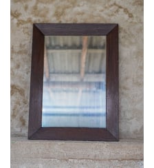 Miroir rectangulaire en bois Georges N°1478- Produit chiné Debongout