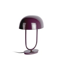 Lampe de Table Cadiz Ovoid - Violet Foncé - 32x32x45cm Leitmotiv
