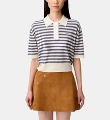 Polo maille rayures Claudie Pierlot