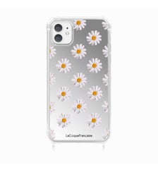 Coque de téléphone miroir marguerites avec anneaux pour iPhone 11 La Coque Française