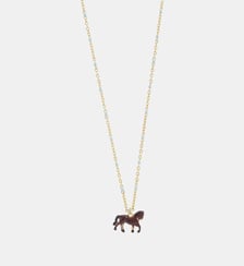 Collier pendentif cheval Les Néréides