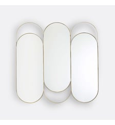Miroir triptyque laiton La Redoute Interieurs