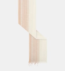 Etole à rayures et lurex en coton - FABIENNE Pablo