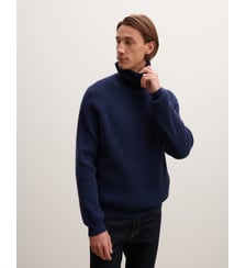 Pull col roulé à côtes Bompard