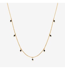 Collier doré court perle de culture blanche - milady Caroline Najman