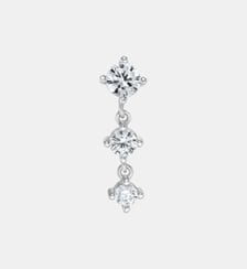 Boucle d'oreille puce pendante Petite Avalanche or Nebuleuse Bijoux