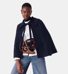 Cardigan cape court Maje