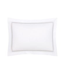 Taie d'oreiller en percale de coton Yves Delorme