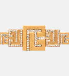 Broche PB en 3D avec cristaux Balmain