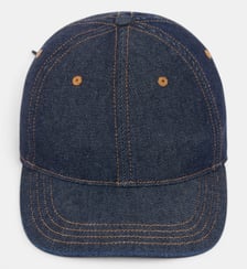Casquette denim coton avec nœud Lacoste