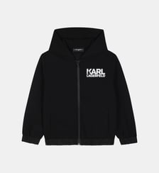 Cardigan à capuche Karl Lagerfeld Kids