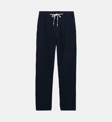 Pantalon droit confort 558 ajustable en coton seersucker  Serge Blanco
