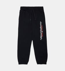 Pantalon en molleton avec logo Diesel Kids