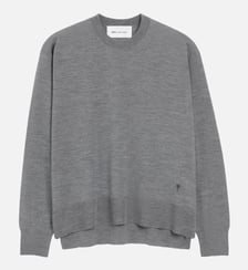 Pull Col Rond Ami De Coeur unisexe en Laine fine AMI Paris