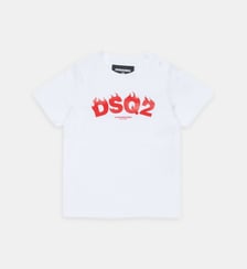 T-shirt à col rond avec logo DSQ2 Dsquared2