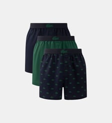 Lot de 3 caleçons popeline de coton Lacoste