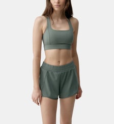 Brassière de sport femme Padma 2.0 Maintien élevé coussinets amovibles Born Living Yoga