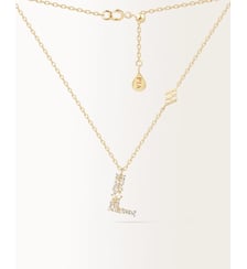 Collier Initiale L Or Jaune PIAPARIS