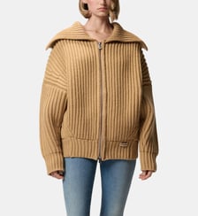 Cardigan à larges côtes Pinko