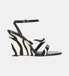 Sandales à talons compensés effet poulain The Kooples