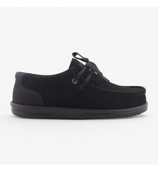 Chaussures bateau Saint Jean en suède Serge Blanco
