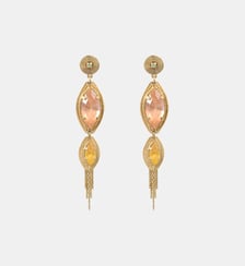 Boucles d'oreilles tiges percées   - Soleil Satellite