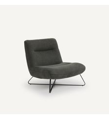 Fauteuil tissu natté chiné AM.PM