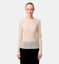T-shirt manches longues dentelle Claudie Pierlot