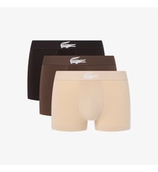 Lot de 3 boxers signature coton stretch Lacoste