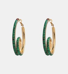 Boucles d'oreilles créoles   - Ninon Satellite
