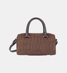 Sac à main Tressé Cube en cuir Lancaster