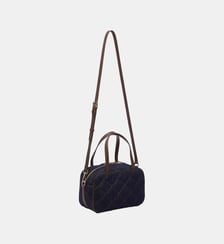 Sac bandoulière en denim avec charm Liu Jo