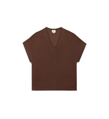 T-shirt manches courtes col v uni MARCELINA La Petite Etoile