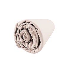 Drap housse en satin de coton lavé bonnet 35cm, NUIT SATINÉE Blanc Cerise