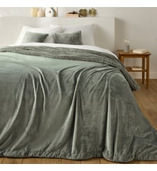 Dessus de lit polaire et sherpa La Redoute Interieurs