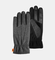 Gants tactiles bi-matières tissu/polaire - doublure flexible Isotoner