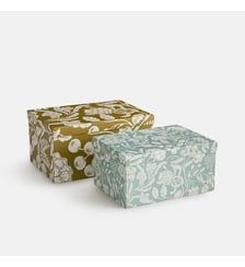 Lot de 2 boîtes de rangement gigognes, en carton La Redoute Interieurs