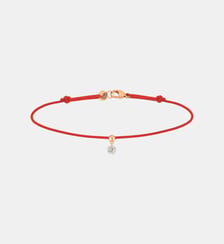 Bracelet Cordon BB - Diamant solitaire 0,07ct - Or rose 750‰ La Brune & La Blonde