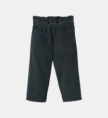 Pantalon paperbag  en velours Cyrillus