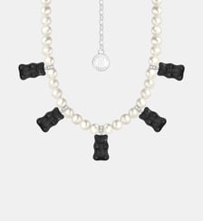 Chaîne de perles avec Ours d´Or noir colorés Thomas Sabo