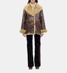 Peau lainée en cuir patiné - AKADAR Gerard Darel