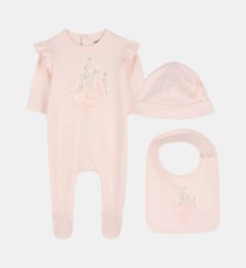 Ensemble pyjama, bonnet et bavoir Kenzo Kids