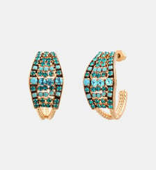 Boucles d'oreilles créoles   - Precious Satellite