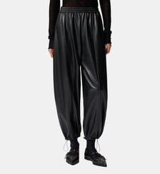 Pantalon ballon effet cuir Pinko