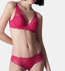 Soutien-gorge push-up triangle - Cranberry Simone Pérèle