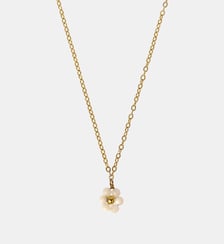 Collier  Mini Maya avec fleurs à pierres fines Les Cléias