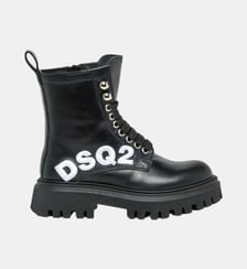 Bottes de combat à logo DSQ2 Dsquared2