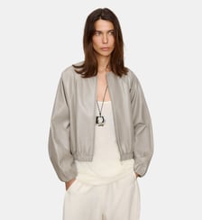 Veste à col rond et fermeture à glissière Adolfo Dominguez